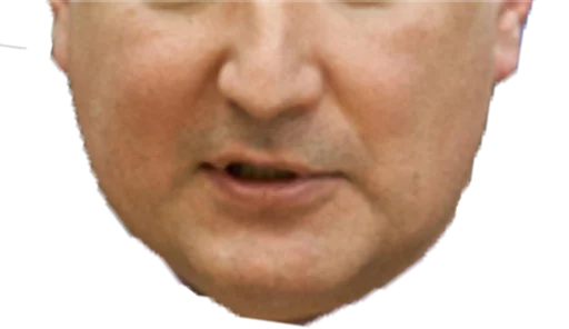 human face cheek forehead