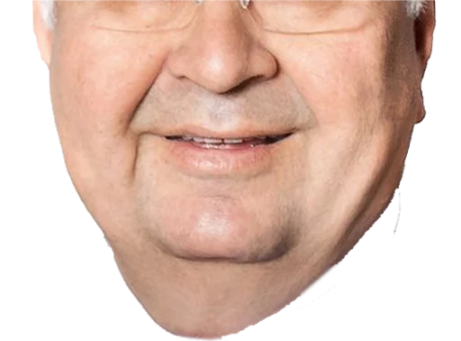 human face smile forehead