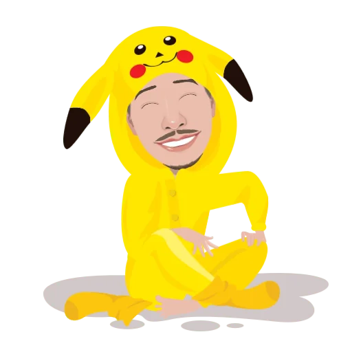 cartoon human face smile