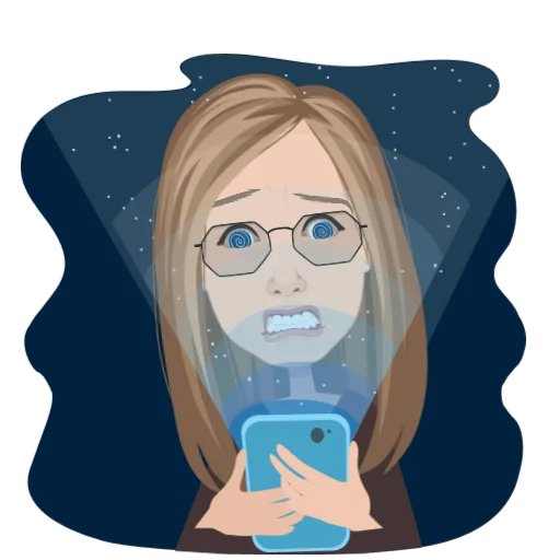 human face illustration glasses