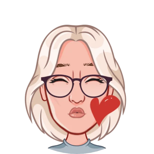 glasses sketch human face