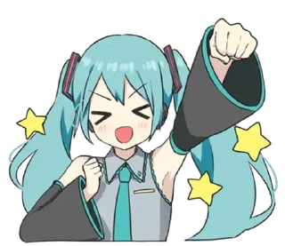 Sticker HATSUNE MIKU Pom Ver. (初音未來) @kal_pc - 1