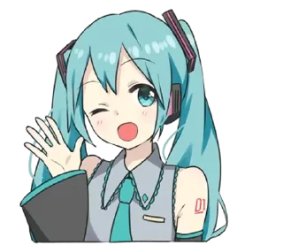 Sticker HATSUNE MIKU Pom Ver. (初音未來) @kal_pc - 5