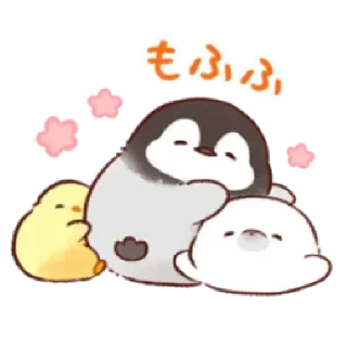 Стикер soft and cute penguin 01 - 6