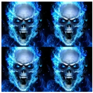 Стикер Синий череп @sozdsti_bot - 2