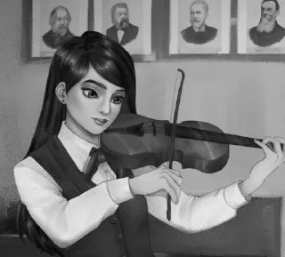 Sticker Полиночка @Ctikerubot - 9