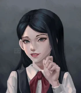 Sticker Полиночка @Ctikerubot - 1