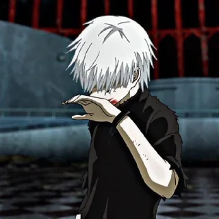 Sticker Tokyo Ghoul @No_emotionsQW @Ctikerubot - 7