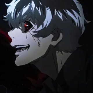 Sticker Tokyo Ghoul @No_emotionsQW @Ctikerubot - 8