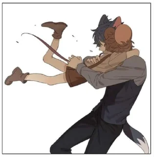 Стикер Том и Джерри @Ctikerubot - 10