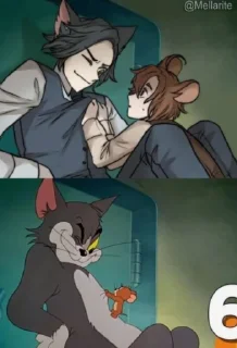 Стикер Том и Джерри @Ctikerubot - 0