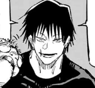 Стикер Tᴏᴊɪ Fᴜsʜɪɢᴜʀᴏ. Mᴀɴɢᴀ. (@Hol4low). - 8