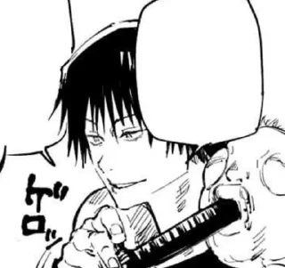 Стикер Tᴏᴊɪ Fᴜsʜɪɢᴜʀᴏ. Mᴀɴɢᴀ. (@Hol4low). - 4