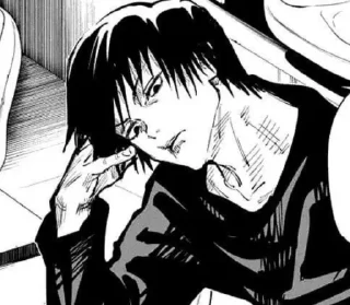 Стикер Tᴏᴊɪ Fᴜsʜɪɢᴜʀᴏ. Mᴀɴɢᴀ. (@Hol4low). - 11