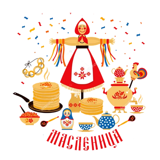 Стикер Масленица - 11