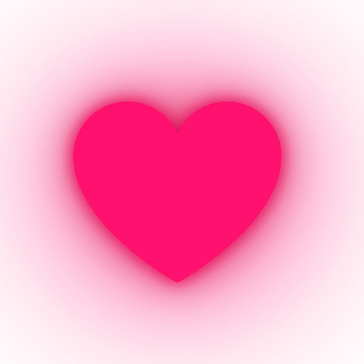 pink heart magenta