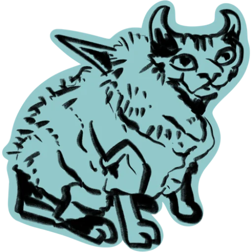 Sticker pale_cats - 1