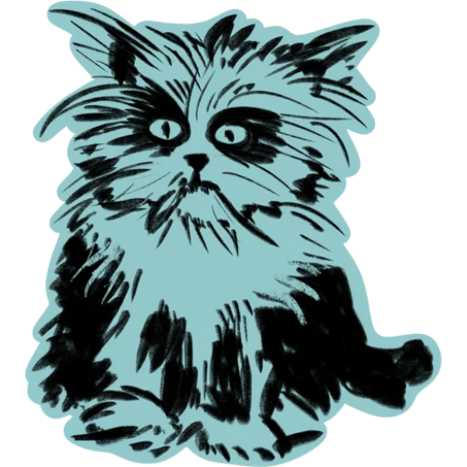 Sticker pale_cats - 1