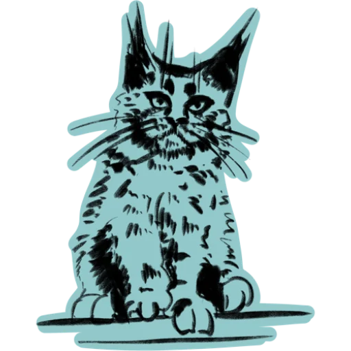 Sticker pale_cats - 1
