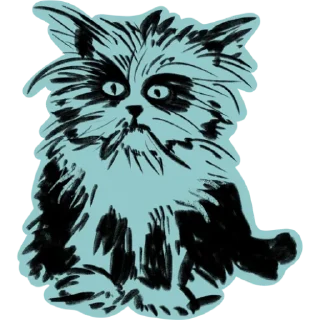 Стикер Mad_cat @takvyshlo_tg - 9