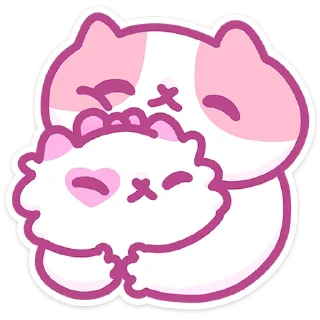 Стикер Кошечка Смешнявка • @TgSticker - 7