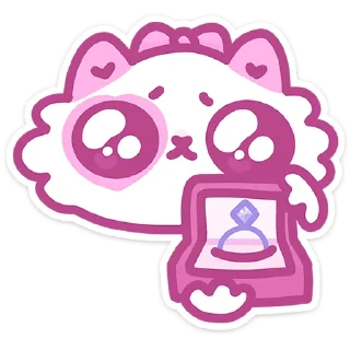 Стикер Кошечка Смешнявка • @TgSticker - 1