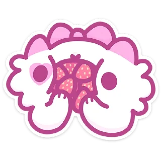 Стикер Кошечка Смешнявка • @TgSticker - 11