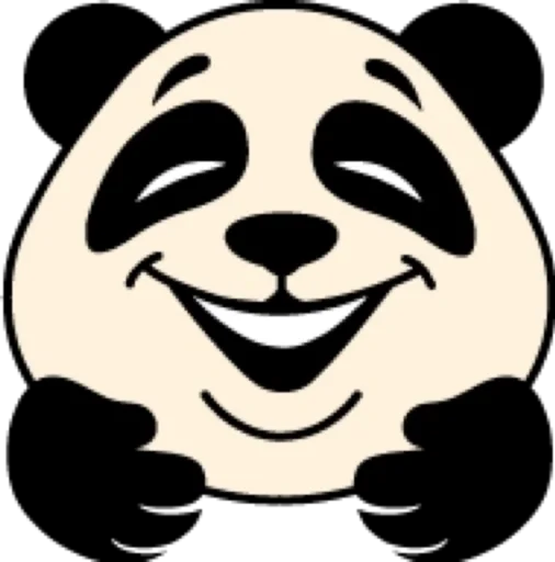 Стикер Панда @modnyashki_vip - 2