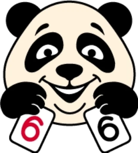 Стикер Панда @modnyashki_vip - 1