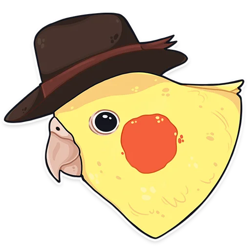 Sticker ПАПУГИ by @kotypic - 0
