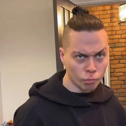 person wall human face