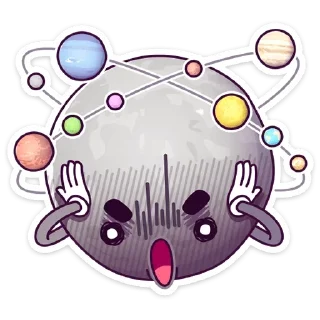 Стикер Парад планет от @stickers_vk - 10