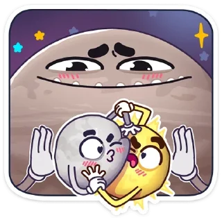 Стикер Парад планет от @stickers_vk - 9
