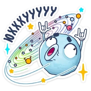 Стикер Парад планет от @stickers_vk - 5