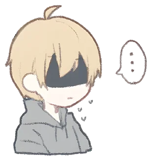 Sticker Мальчишки Токидоки @Nyasticks - 6