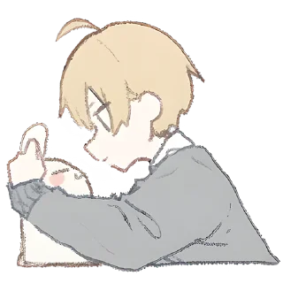 Sticker Мальчишки Токидоки @Nyasticks - 1