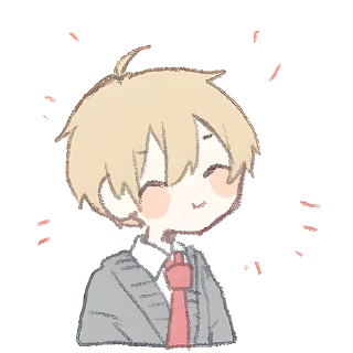 Sticker Мальчишки Токидоки @Nyasticks - 0