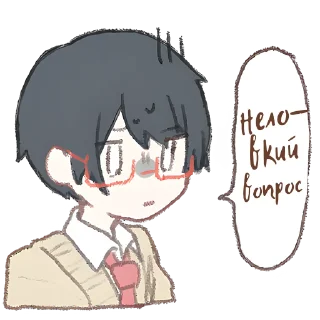 Sticker Мальчишки Токидоки @Nyasticks - 4