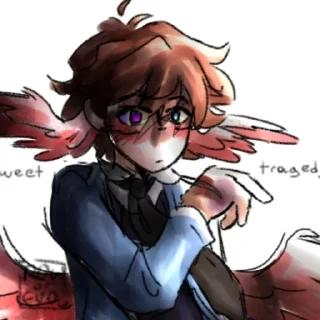 Sticker попугайчик киннит - 0