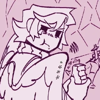 Sticker попугайчик киннит - 1