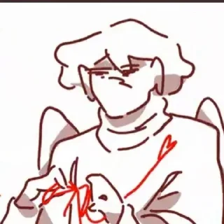 Sticker попугайчик киннит - 10