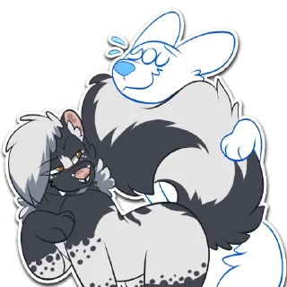 Стикер Patches the Pack - 8