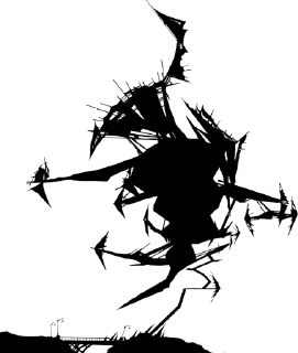 sketch drawing black