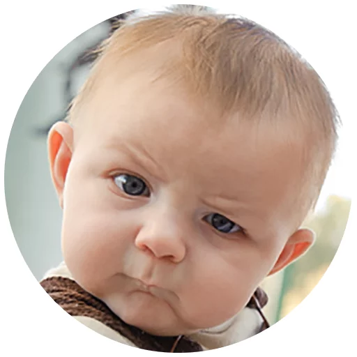 baby toddler human face