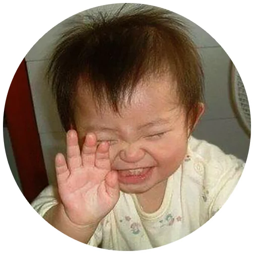 person human face baby