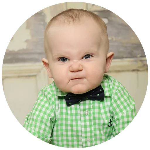 baby toddler human face