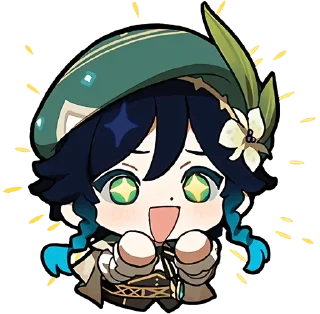 Стикер Набор Паймон 2 @nyasticks - 0