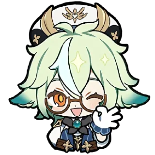 Стикер Набор Паймон 2 @nyasticks - 2