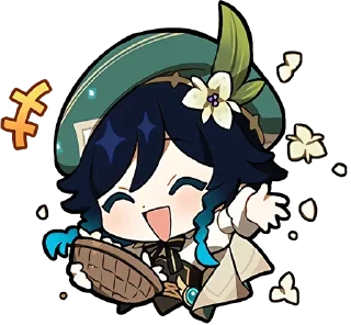 Стикер Набор Паймон 2 @nyasticks - 8