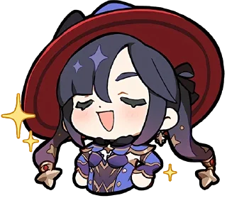 Стикер Набор Паймон 2 @nyasticks - 10